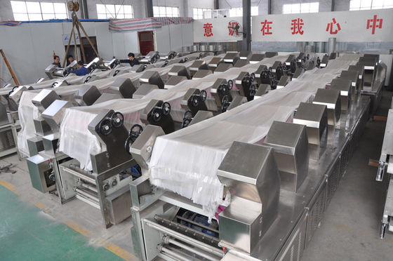 الصين غير المقلية الفورية المعكرونة ماكينة قوية الفولاذ المقاوم للصدأ المواد المزود